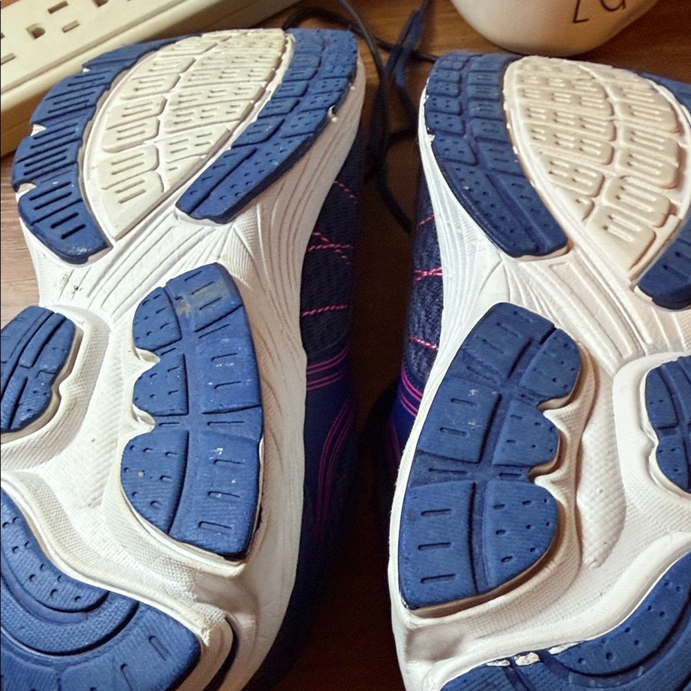 Ryka Blue and Pink Lace-Up Sneakers - Picture 6 of 6